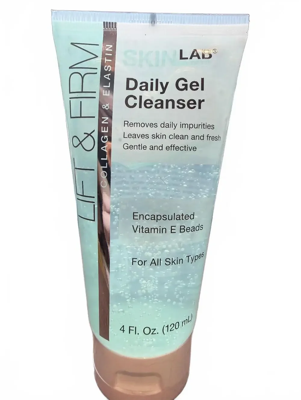 Lift & Firm Skin Lab Daily Gel Cleanser 4 oz New